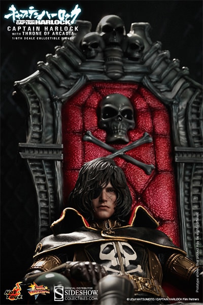 Captain Harlock with Throne of Arcadia by Hot Toys | Sideshow