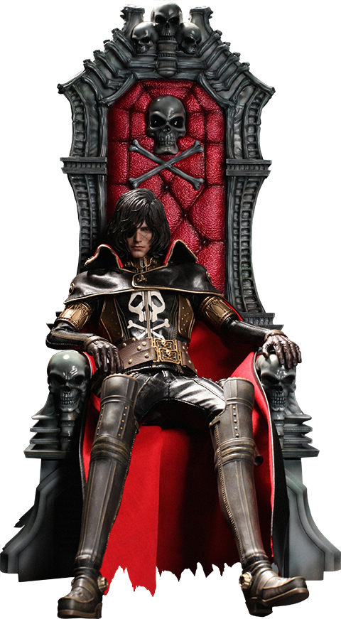 Captain Harlock Captain Harlock with Throne of Arcadia Sixth Scale Figure  View 9