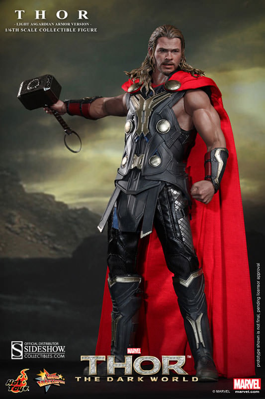 Marvel Thor - Asgardian Light Armor Sixth Scale Figure  Exclusive Edition View 1