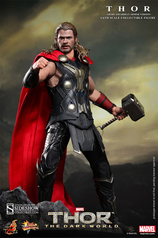 Marvel Thor - Asgardian Light Armor Sixth Scale Figure  Exclusive Edition View 4