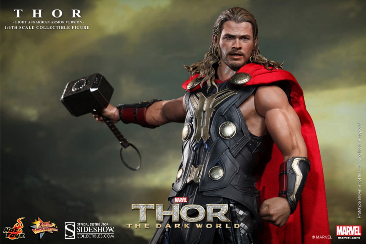 Marvel Thor - Asgardian Light Armor Sixth Scale Figure  Exclusive Edition View 5