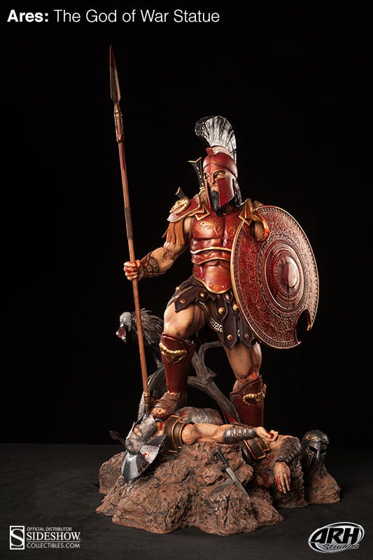 Olympian Greek Gods Ares: The God of War Statues  View 1