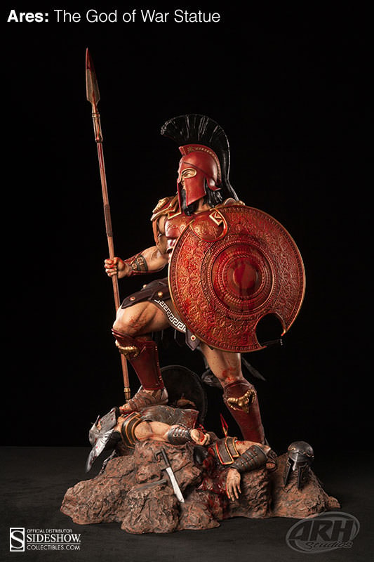 Olympian Greek Gods Ares: The God of War Statues  View 2