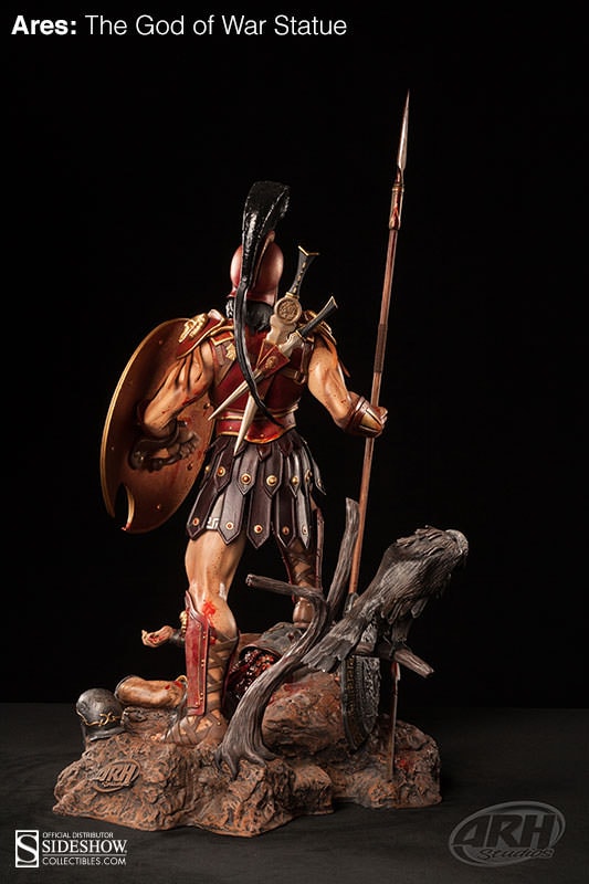 Olympian Greek Gods Ares: The God of War Statues  View 3