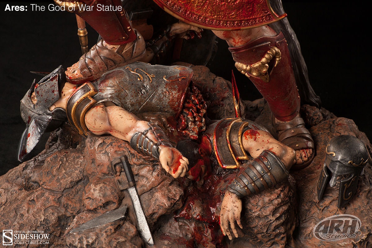 Olympian Greek Gods Ares: The God of War Statues  View 6