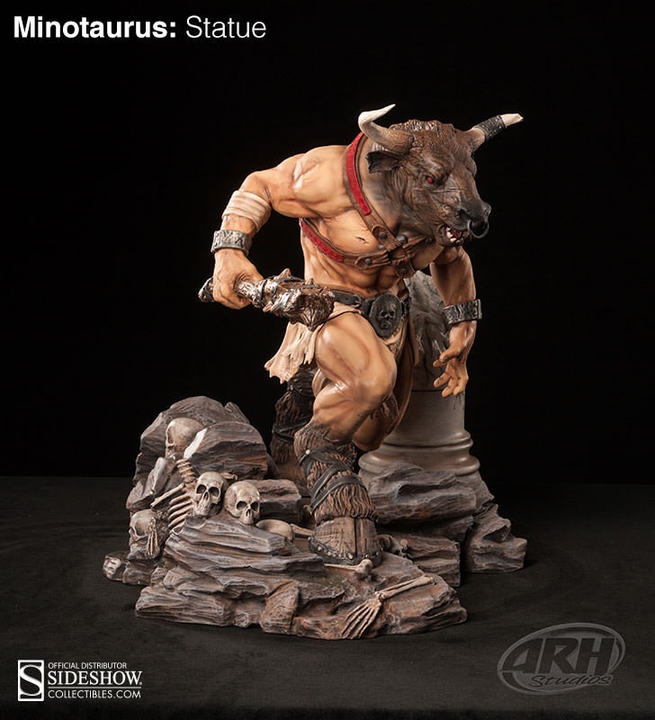 Minotaurus Statues  View 1