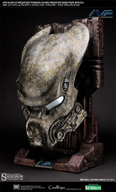 Alien VS Predator Pyramid Guard Predator Mask Prop Replica b