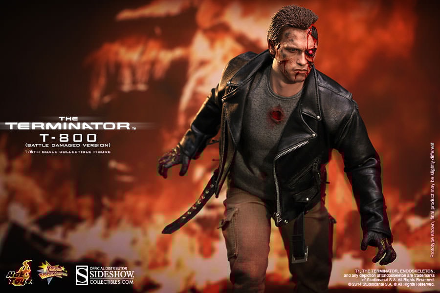T-800 Battle Damaged Version by Hot Toys | Sideshow Collectibles