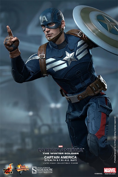 Marvel Captain America - Stealth S.T.R.I.K.E. Suit Sixth Sca