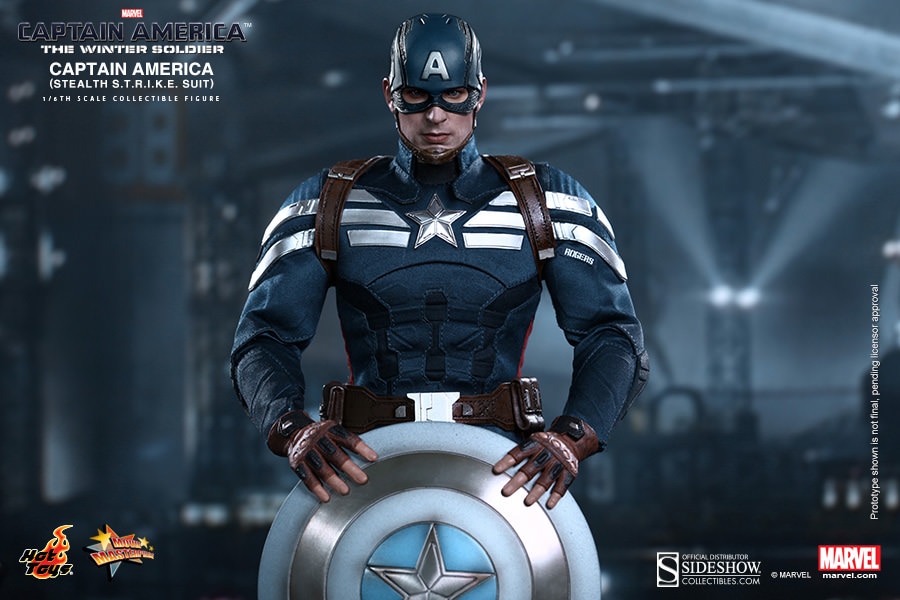 Marvel Captain America Stealth S.T.R.I.K.E. Suit Sixth Sca