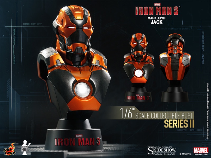 Marvel Iron Man Mark 28 - Jack Collectible Bust by Hot Toys