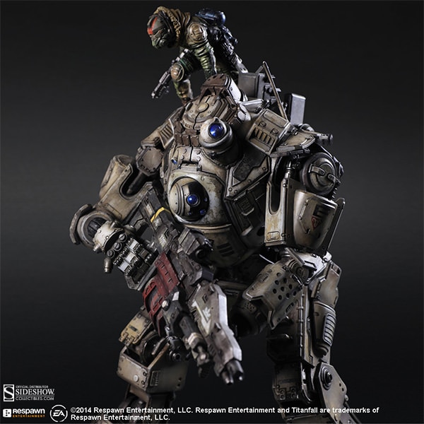 タイタンフォール　The Art セット Atlas Collectible Figure by Square Enix | Sideshow Collectibles