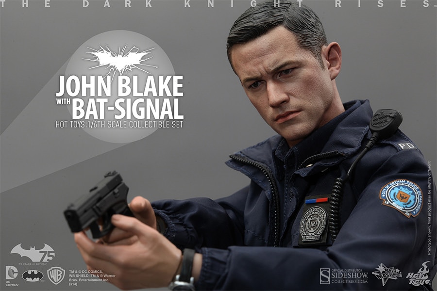 DC Comics John Blake with Bat-Signal Sixth Scale Figure Set  View 4