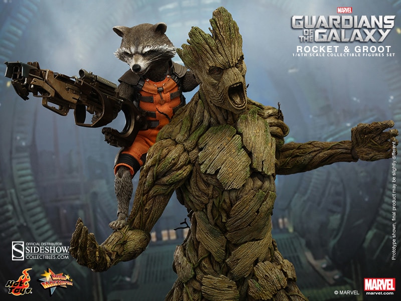Marvel Rocket and Groot Sixth Scale Figure  Exclusive Edition View 3