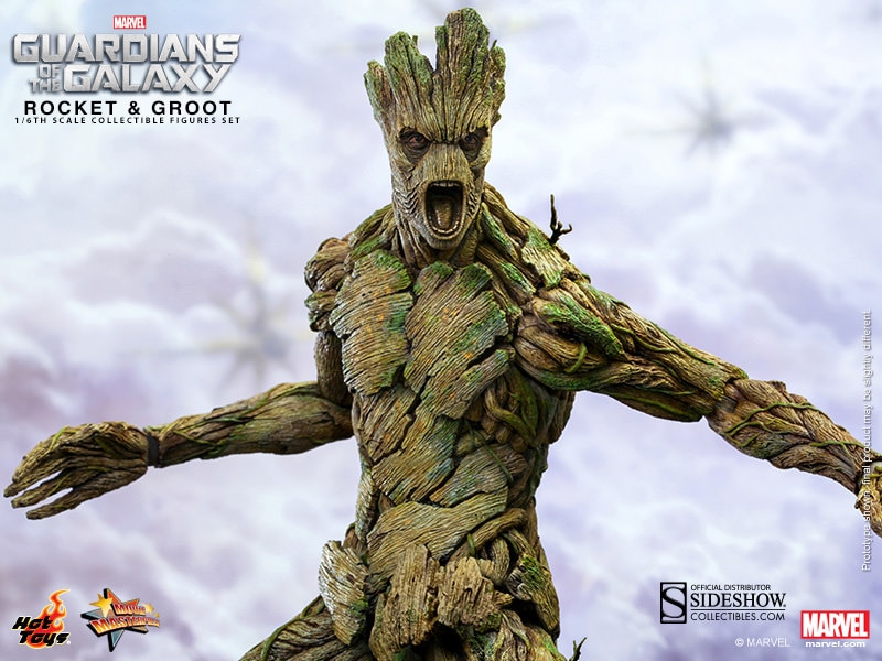 Marvel Rocket and Groot Sixth Scale Figure  Exclusive Edition View 7
