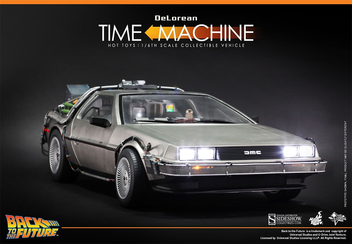 Back to the Future DeLorean Sixth Scale Figure Related Prod