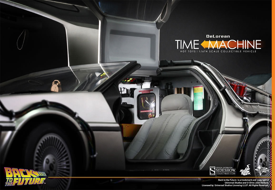 Back to the Future DeLorean Sixth Scale Figure Related Prod
