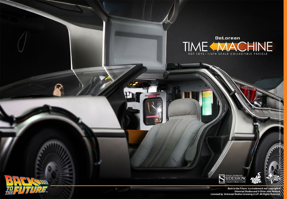 DeLorean Time Machine Sixth Scale Figure Accessory by Hot Toys