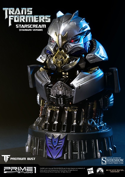 SALE　DC スティービーウイリアムス　特大ポスター９１X６１cm　ほぼ新品 Transformers Starscream Bust by Prime 1 Studio | Sideshow