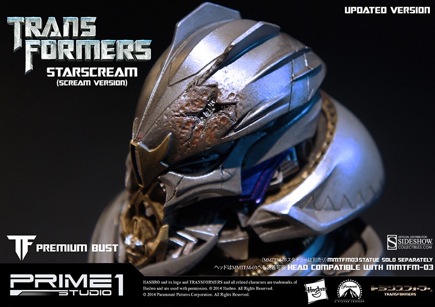 Transformers Starscream Scream Version Bust by Prime 1 Studi