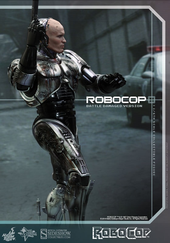 Figurine de collection Hot toys Figurine MMS265 - Robocop - Robocop Battle  Damaged Version