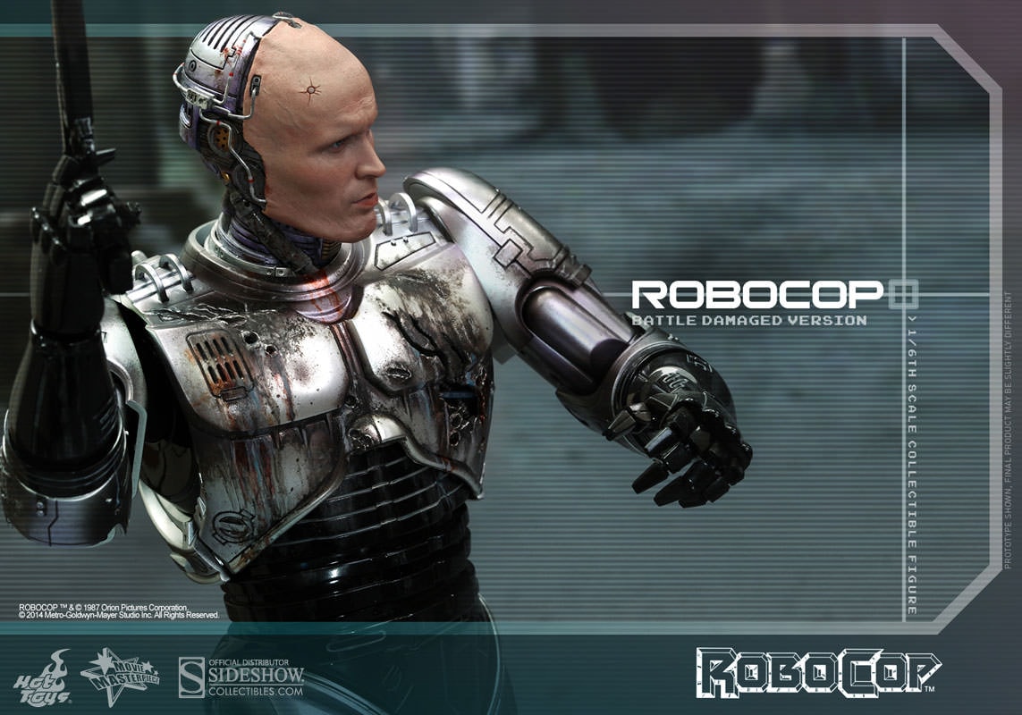 Robocop RoboCop Battle Damaged Version Sixth Scale Figure by