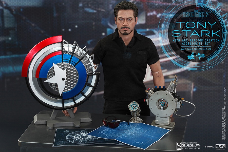 Toys Iron Man Arc Reactor Hot Toys Lms012 Marvel Tony Stark With