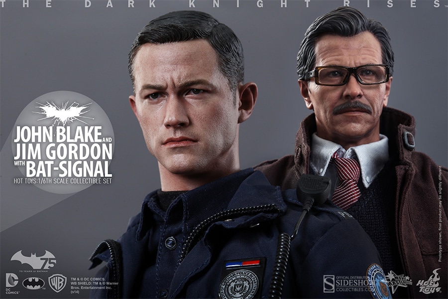 DC Comics John Blake and Jim Gordon with Bat-Signal Sixth Scale Figure Set  View 8