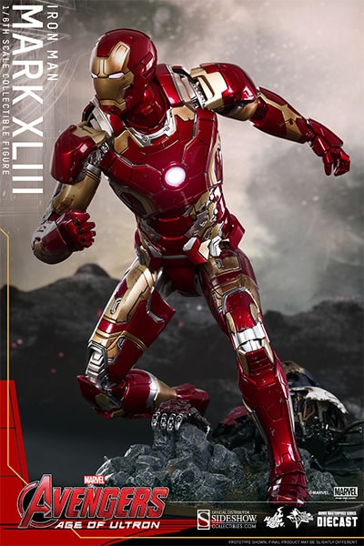 Marvel Iron Man Mark XLIII Sixth Scale Figure by Hot Toys