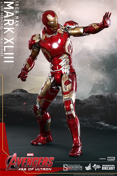 Marvel Iron Man Mark XLIII Sixth Scale Figure by Hot Toys