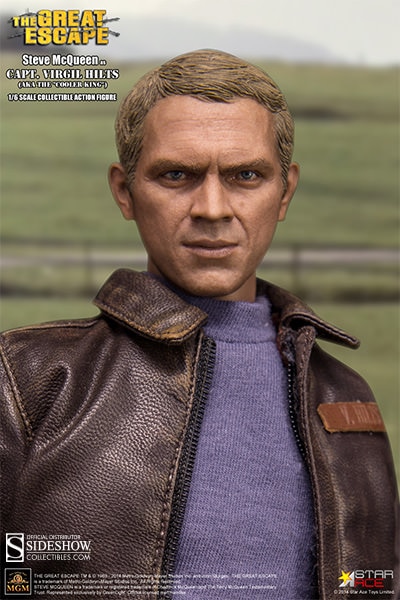 V Hilts Great Escape Leather Jacket The Great Escape Steve McQueen