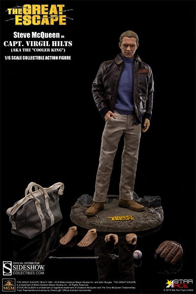 The Great Escape Steve McQueen (Capt. Virgil Hilts) Sixth Scale Figure  (Prototype Shown) View 8