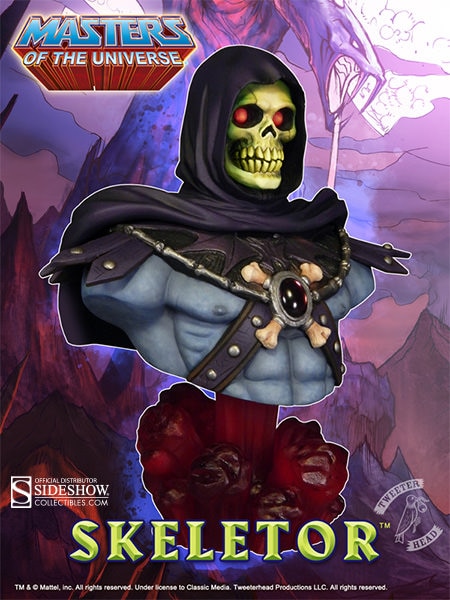 Masters of the Universe Skeletor Collectible Bust  (Prototype Shown) View 4