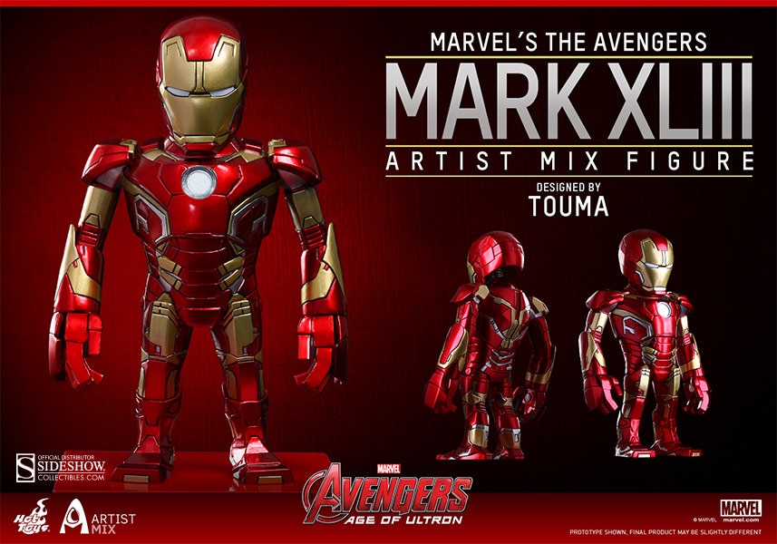 【お1人様1点限り】 Marvel Mark XLIII - Artist Mix Collectible Figure by Hot Toy 陶磁製