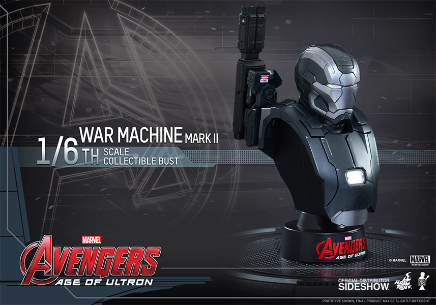 Marvel War Machine Mark II Collectible Bust by Hot Toys | Sideshow