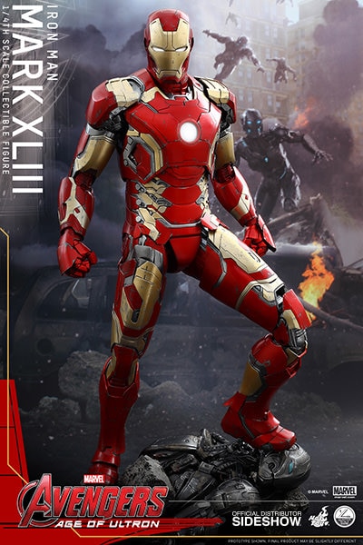 Marvel Iron Man Mark XLIII Quarter Scale Figure  (Prototype Shown) View 1