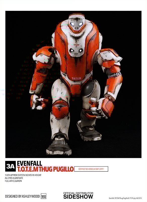 その他 threeA 3A Evenfall T.O.T.E.M 1/6 Ashley Wood Evenfall TOTEM Thug Pugillo Sixth Scale Figure b