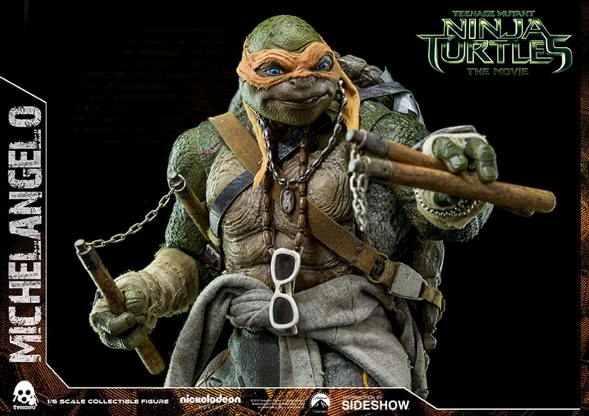 TMNT Michelangelo Sixth Scale Figure by Threezero Sideshow