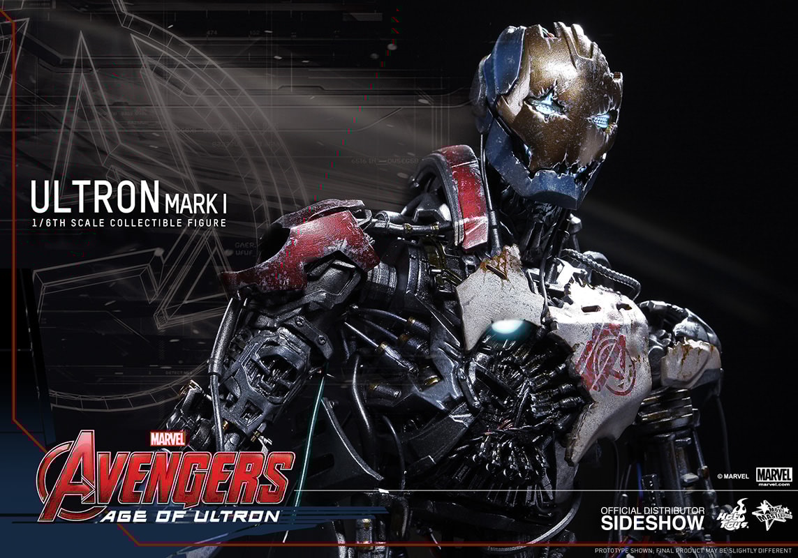 Amazon.com: Hot Toys SS902396 1:6 Scale Ultron Mark I Figure