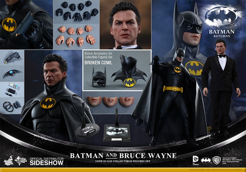 DC Comics Batman and Bruce Wayne Sixth Scale Figure Set by H | Sideshow  Collectibles