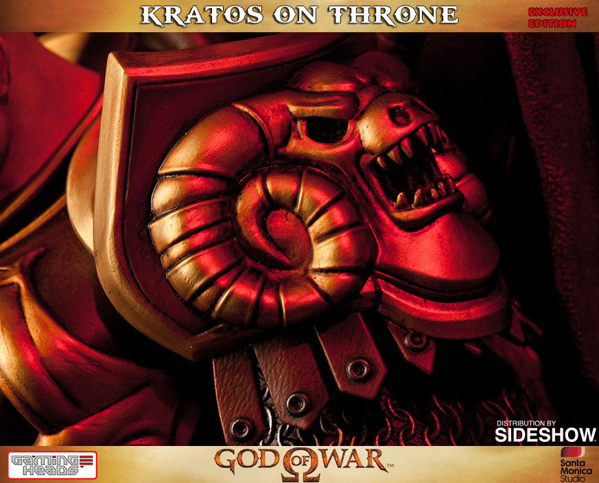 Kratos on Throne Exclusive Edition - Prototype Shown