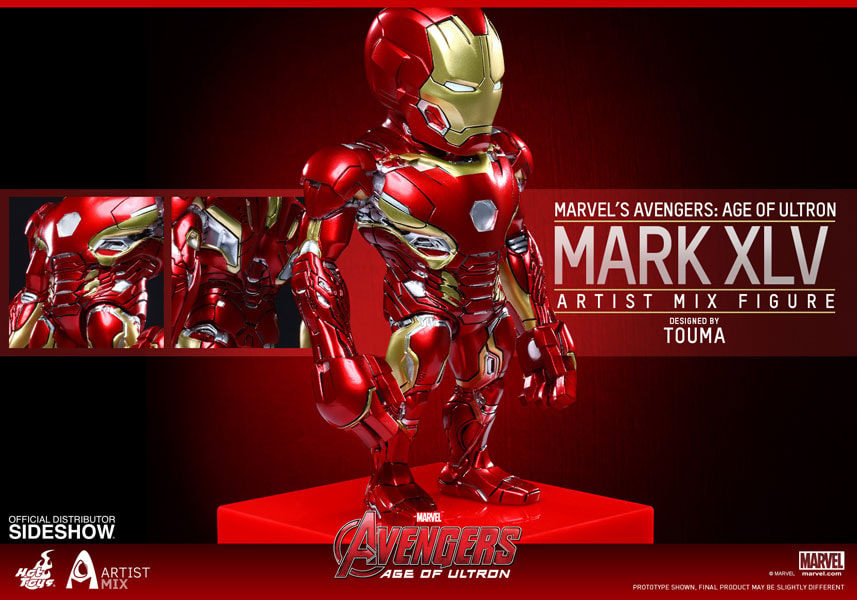 MARVEL アイアンマン フィギュア 1/9 MARK XLV DFS014 Mark XLV by Hot Toys | Sideshow Collectibles
