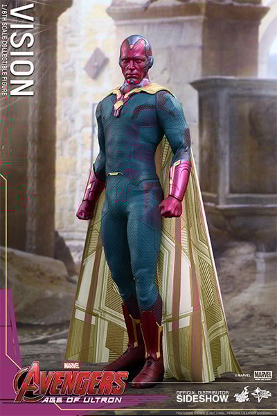 Marvel Vision Sixth Scale Figure by Hot Toys Sideshow Collectibles