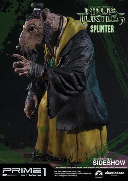 Teenage Mutant Ninja Turtles Splinter Polystone Statue  (Prototype Shown) View 3