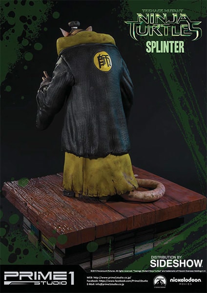 Teenage Mutant Ninja Turtles Splinter Polystone Statue  (Prototype Shown) View 8