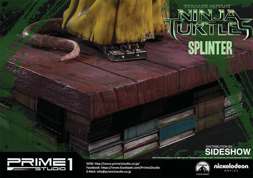Teenage Mutant Ninja Turtles Splinter Polystone Statue  (Prototype Shown) View 12