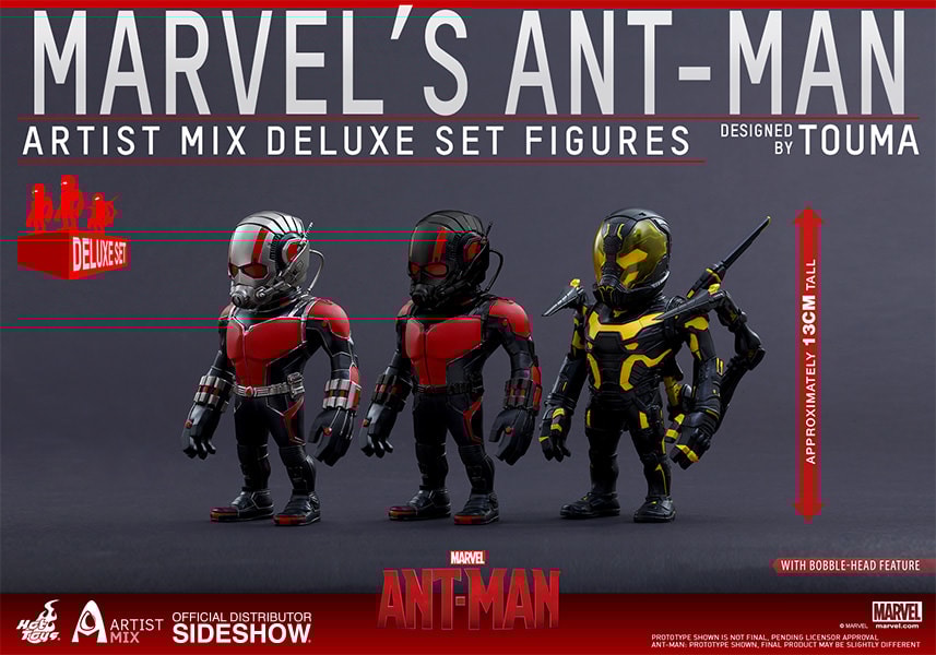 Marvel Ant-Man - Artist Mix Deluxe Set of 3 Collectible Set