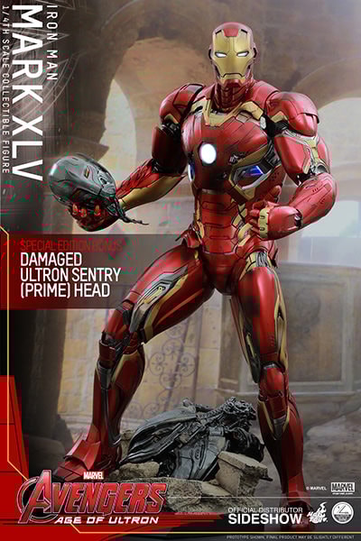 Marvel Iron Man Mark XLV Quarter Scale Figure by Hot Toys