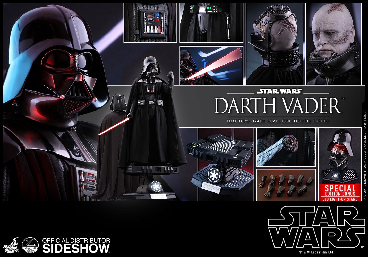 Darth Vader Special Edition 1/4 Scale Figure | Sideshow