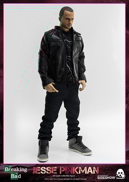 Breaking Bad Jesse Pinkman White Hazmat Suit Mezco Action
